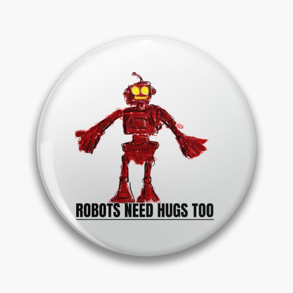 Item preview, Robots Need Hugs Too (Red robot) designed and sold by doomsack.