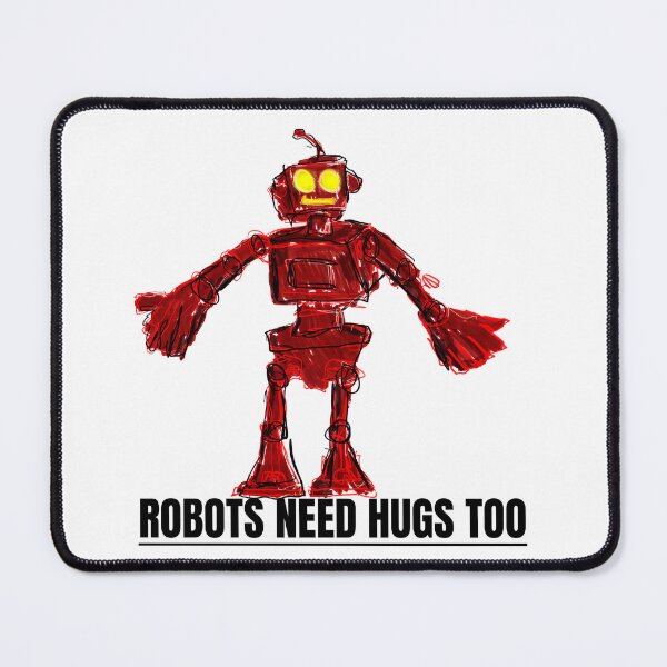 Item preview, Robots Need Hugs Too (Red robot) designed and sold by doomsack.