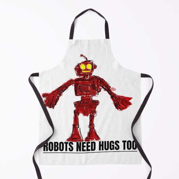 Item preview, Robots Need Hugs Too (Red robot) designed and sold by doomsack.