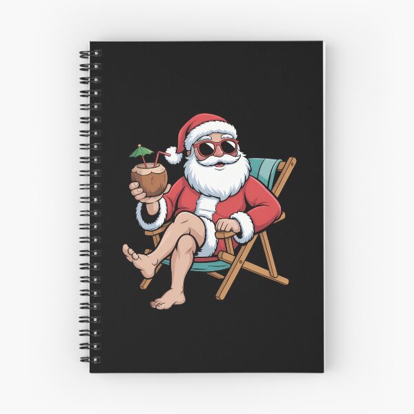 Item preview, Christmas in July Santa on Beach Independence Day Summer designed and sold by SapfireStuArt.