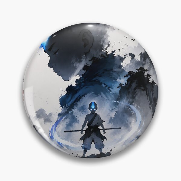 Item preview, Avatar Aang Ink Wash Art - The Last Airbender designed and sold by iwzzuel.