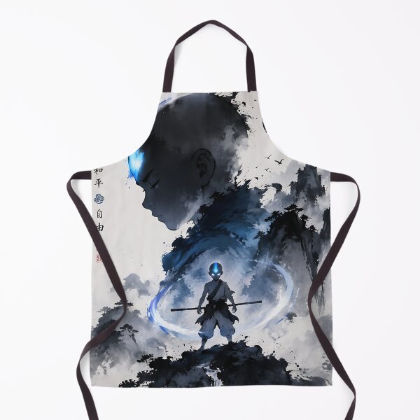 Item preview, Avatar Aang Ink Wash Art - The Last Airbender designed and sold by iwzzuel.