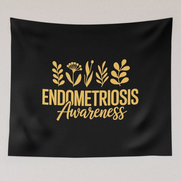 Item preview, Endometriosis Awareness Yellow Ribbon designed and sold by SapfireStuArt.