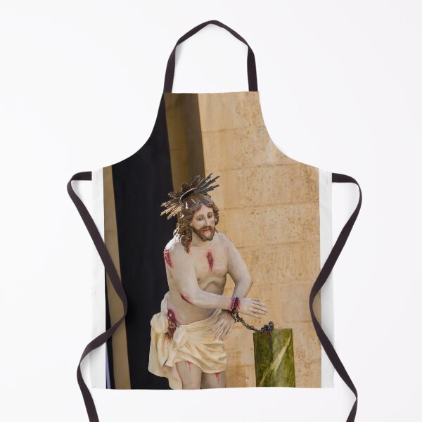 Item preview, Statue of Jesus Christ With Crown of Thorns Depicting Suffering and Wounds in Church Setting designed and sold by Nmallia.