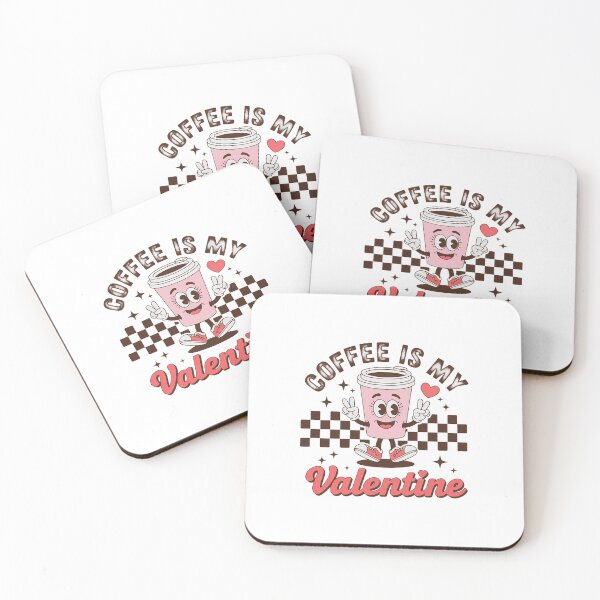 Item preview, Groovy Coffee Is My Valentine Day Coffee Lover designed and sold by SapfireStuArt.