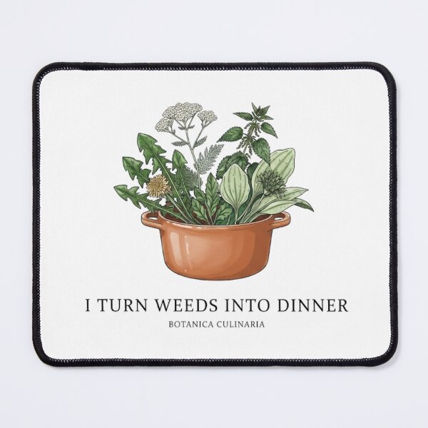 Item preview, Botanical Cooking: Wild Foraged Plants Illustration Wild Edibles Enthusiast T-shirt designed and sold by VintryOff.