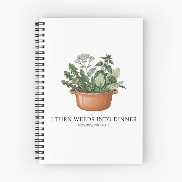 Item preview, Botanical Cooking: Wild Foraged Plants Illustration Wild Edibles Enthusiast T-shirt designed and sold by VintryOff.