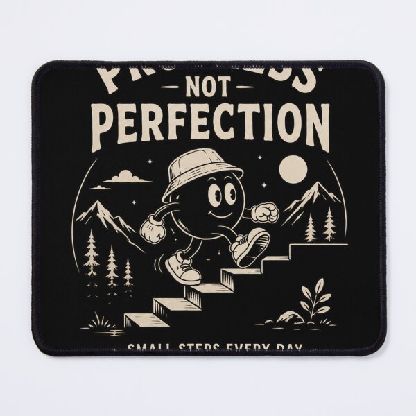 Item preview, Progress Not Perfection – Daily Motivation Quote designed and sold by NomadUSArt.