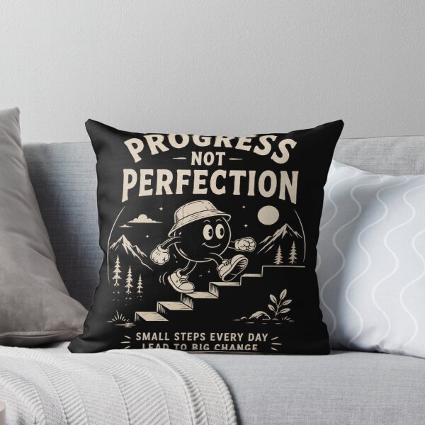Item preview, Progress Not Perfection – Daily Motivation Quote designed and sold by NomadUSArt.