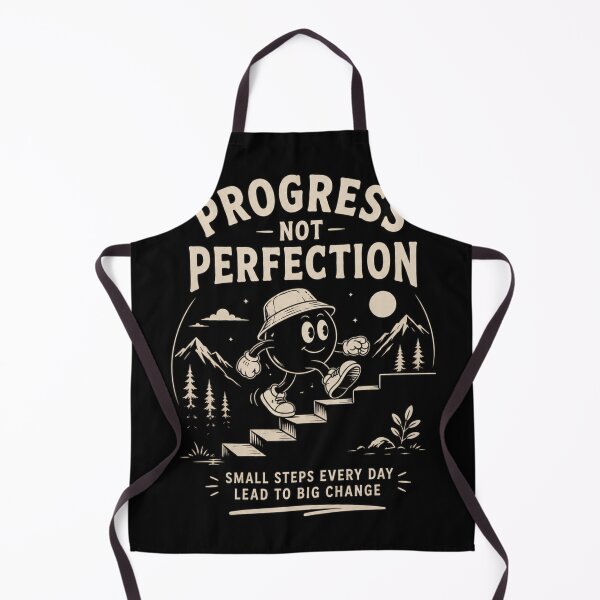Item preview, Progress Not Perfection – Daily Motivation Quote designed and sold by NomadUSArt.
