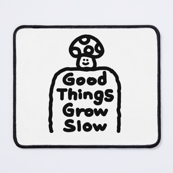 Item preview, Cute Mushroom Growth Quote Doodle designed and sold by DaisyRooDesign.