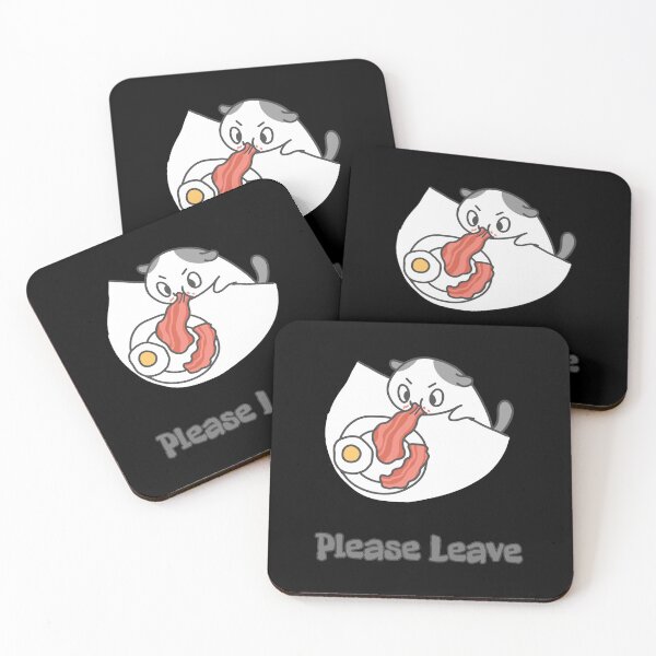 Item preview, Please Leave Cat – Funny Boundary Setting Reaction Cat Design designed and sold by ContigoART.