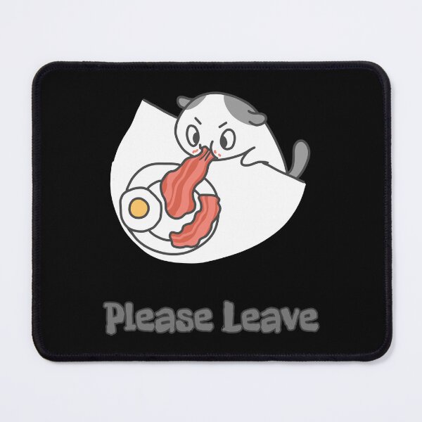 Item preview, Please Leave Cat – Funny Boundary Setting Reaction Cat Design designed and sold by ContigoART.