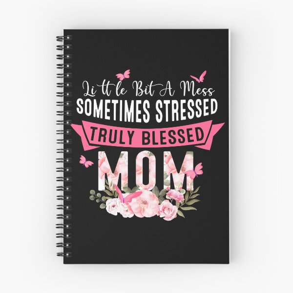 Item preview, Little Bit A Mess Truly Blessed Mom designed and sold by teeperfect.