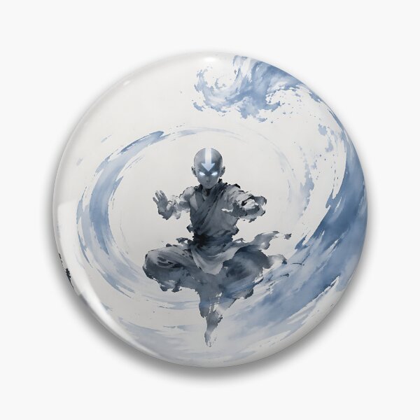 Item preview, Avatar Aang Ink Wash Art - The Last Airbender designed and sold by iwzzuel.