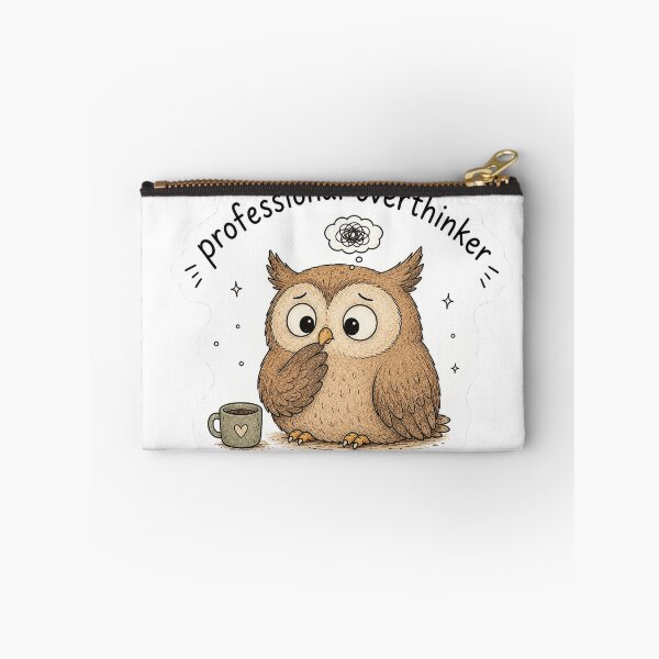 Item preview, Funny Owl | professional overthinker designed and sold by KJ Juliet.