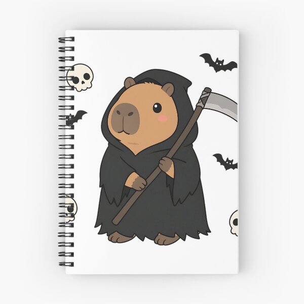 Item preview, Grim Reaper Capybara - Cute Dark Humor designed and sold by iwzzuel.