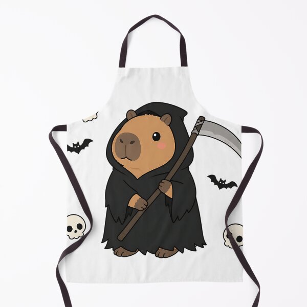 Item preview, Grim Reaper Capybara - Cute Dark Humor designed and sold by iwzzuel.