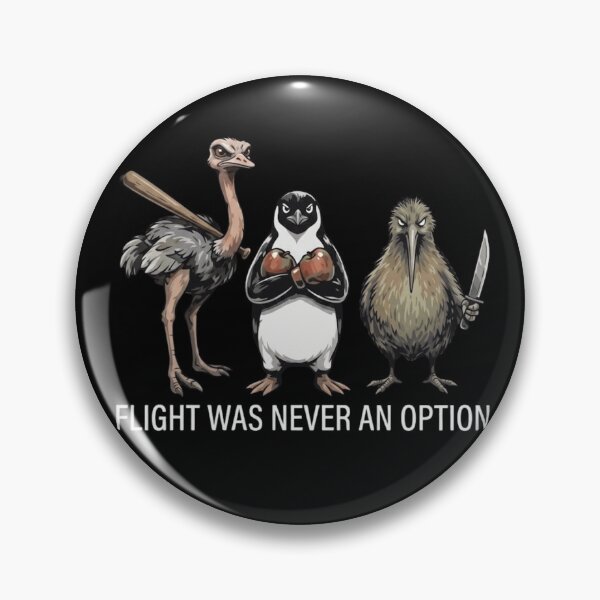 Item preview, Flight Was Never An Option Funny Flightless Birds Meme designed and sold by haitrieuic96.