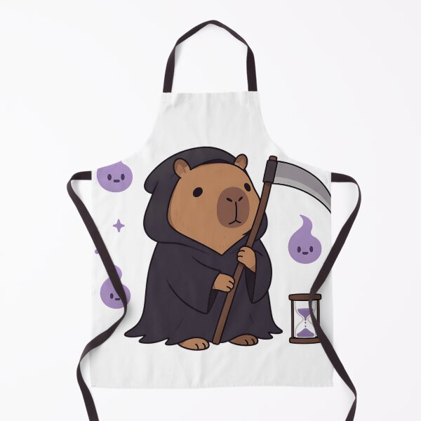 Item preview, Grim Reaper Capybara - Cute Dark Humor designed and sold by iwzzuel.