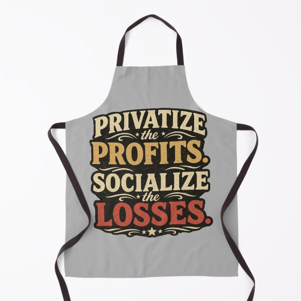 Item preview, Privatize the Profits Socialize the Losses | Political Retro Design designed and sold by ctrlaltcreator.