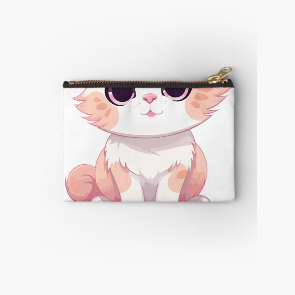 Item preview, A charming digital illustration of a cute cartoon kitten with big, round eyes and a gentle smile.  designed and sold by Twinkz31.