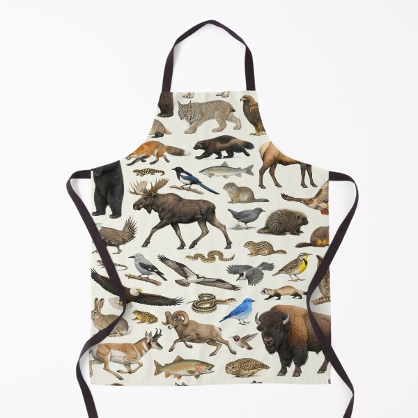 Item preview, Animals of Wyoming Retro Style Identification Chart designed and sold by kakarikihill.