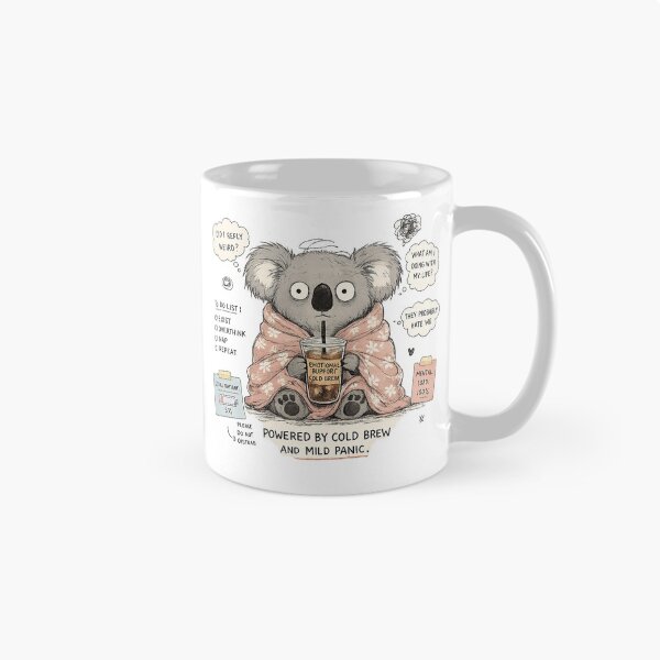 Item preview, Anxious Koala Powered By Cold Brew designed and sold by So Much 2 See.