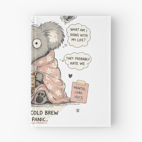 Item preview, Anxious Koala Powered By Cold Brew designed and sold by So Much 2 See.