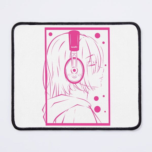 Item preview, girl with headphone designed and sold by KawaOta-0.