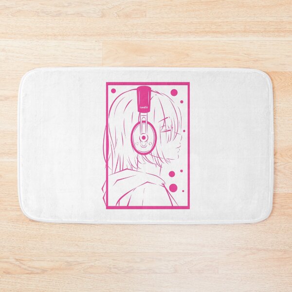 Item preview, girl with headphone designed and sold by KawaOta-0.