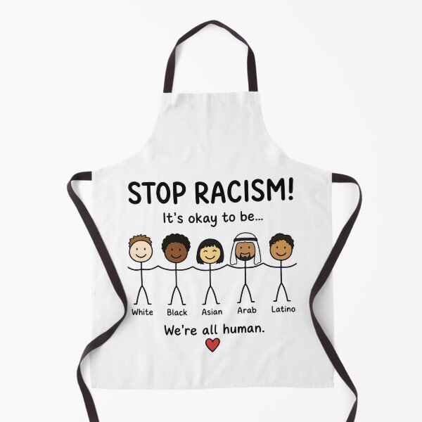 Item preview, Stop racism we're all human designed and sold by HandicraftArt.