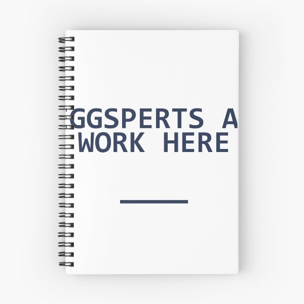Item preview, "EGGSPERTS AT WORK HERE" Minimalist Quote Sticker designed and sold by QuirkThreadsCo.