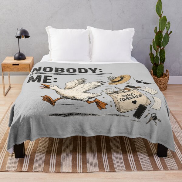 Item preview, Nobody: Me: Silly Goose Meme | Funny Introvert Humor designed and sold by ctrlaltcreator.