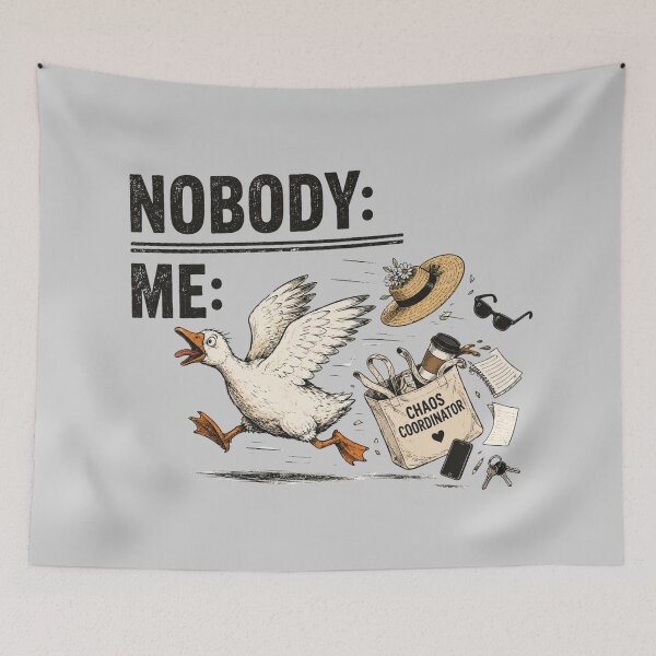 Item preview, Nobody: Me: Silly Goose Meme | Funny Introvert Humor designed and sold by ctrlaltcreator.