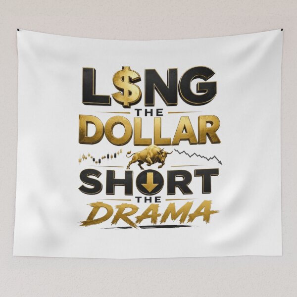 Item preview, Long The Dollar Short The Drama Forex Trading Shirt designed and sold by PipForgeStudio .