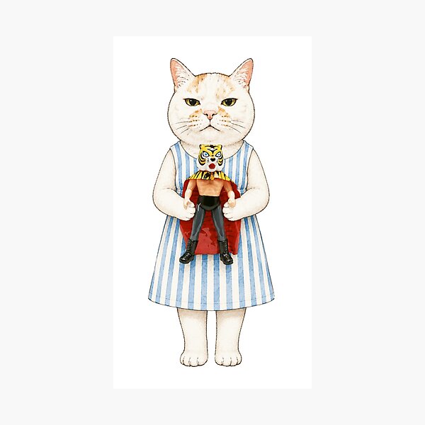 Item preview, Cat with Tiger Mask Toy designed and sold by Komatoya.