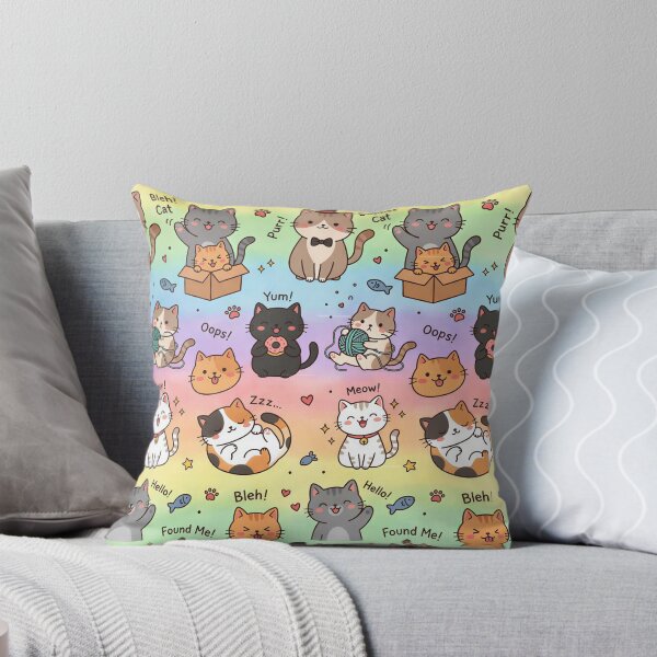 Item preview, Super Cute Kawaii Cats designed and sold by FunFitsFactory.