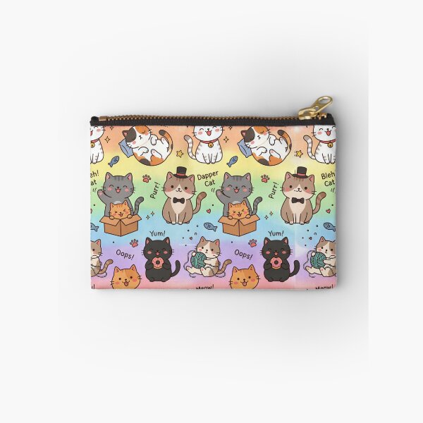 Item preview, Super Cute Kawaii Cats designed and sold by FunFitsFactory.