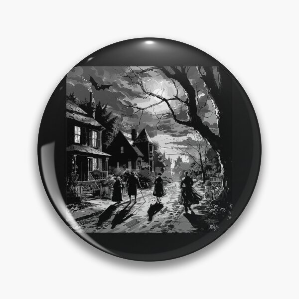 Item preview, Moonlit Gothic Village – Victorian Halloween Night designed and sold by inkoutninja.