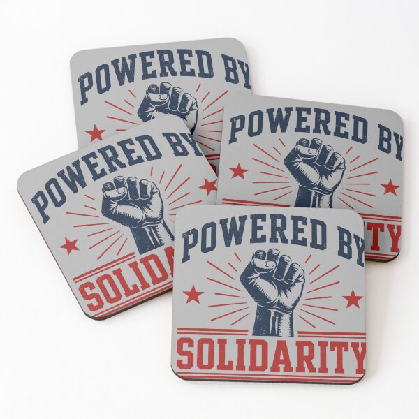 Item preview, Powered by Solidarity | Union & Worker Rights Retro Design designed and sold by ctrlaltcreator.