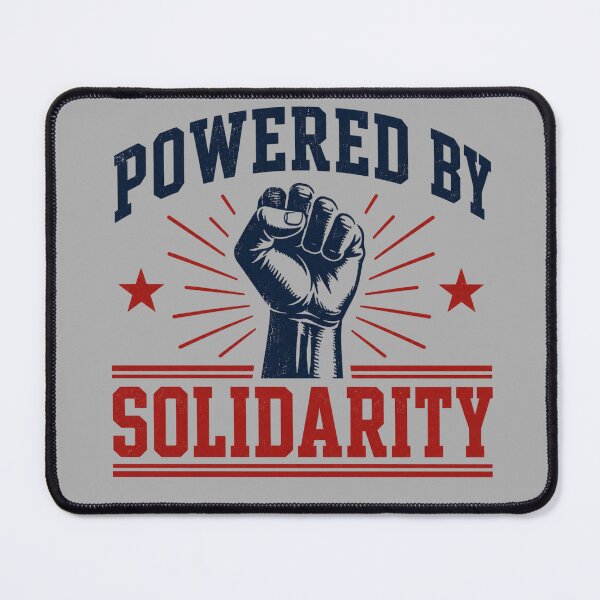 Item preview, Powered by Solidarity | Union & Worker Rights Retro Design designed and sold by ctrlaltcreator.