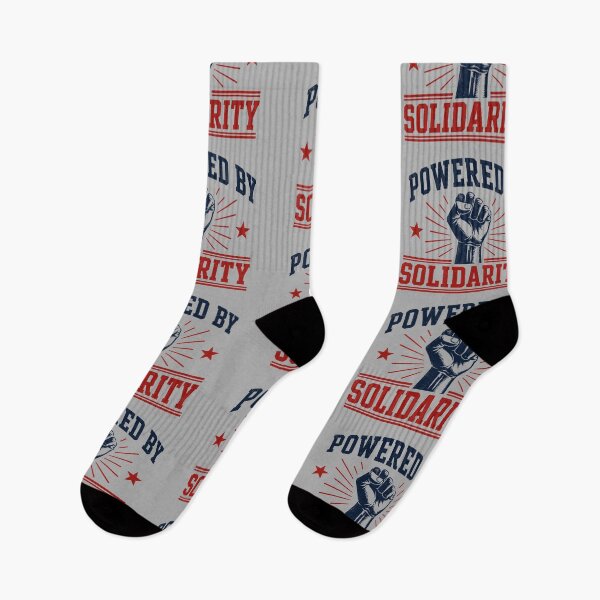 Item preview, Powered by Solidarity | Union & Worker Rights Retro Design designed and sold by ctrlaltcreator.