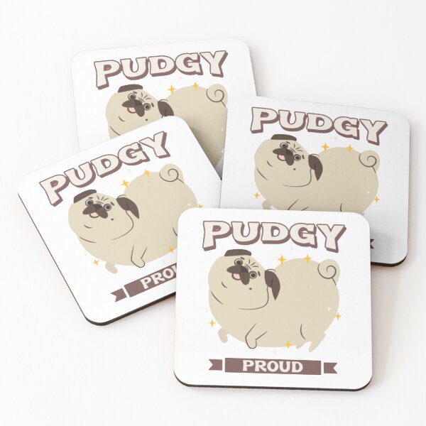 Item preview, Pudgy Proud Cute Pug designed and sold by GenZFashion000.