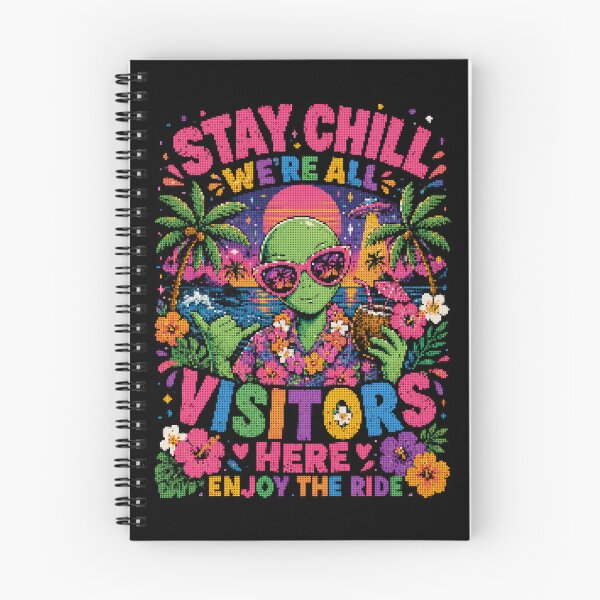 Item preview, Stay Chill We're All Visitors Here Enjoy The Ride designed and sold by A-C-G.