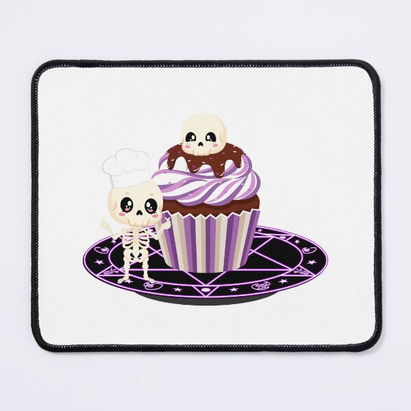 Item preview, Halloween Skeleton Chef with Cupcake designed and sold by JohanaStyle.