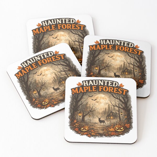 Item preview, Haunted Maple Forest Halloween Shirt | Canadian Spooky Forest Deer Moon Vintage Fall Gothic Design designed and sold by mocci10.