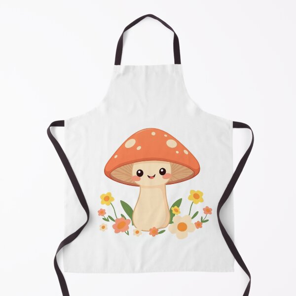 Item preview, Kawaii Mushroom Kawaii Cartoon - Modern Graphic Ar designed and sold by QuirkThreadsCo.