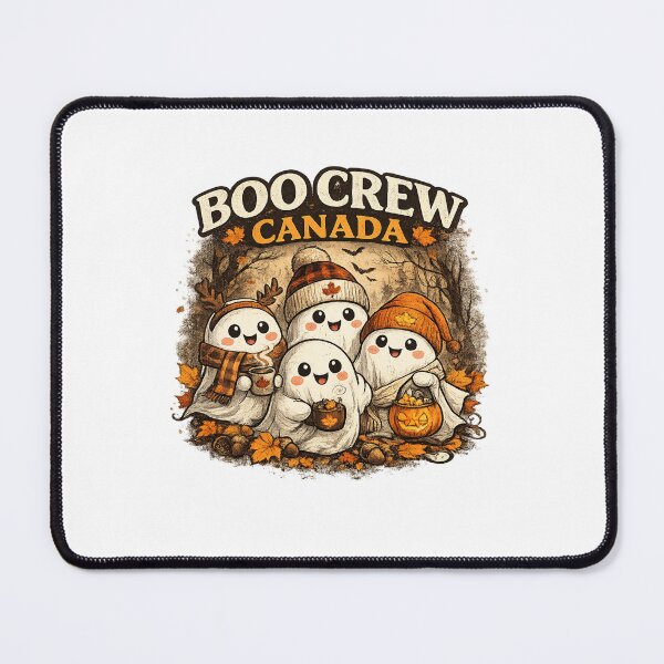 Item preview, Boo Crew Canada Cute Ghost Halloween Shirt | Funny Canadian Autumn Ghost with Maple Leaves Retro Spooky Design designed and sold by mocci10.