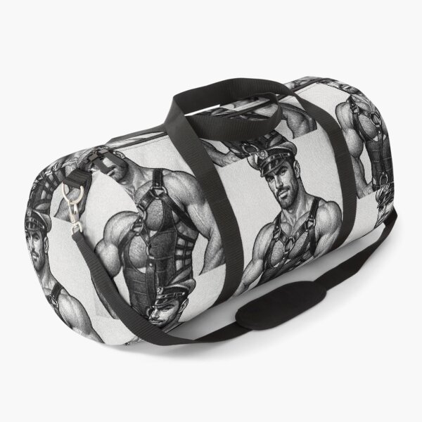 Item preview, Gay Leather Bar Berlin Leder Military Pride Tom of Finland Tribute Pointillism Graphic Design designed and sold by ItsAKinkThing.